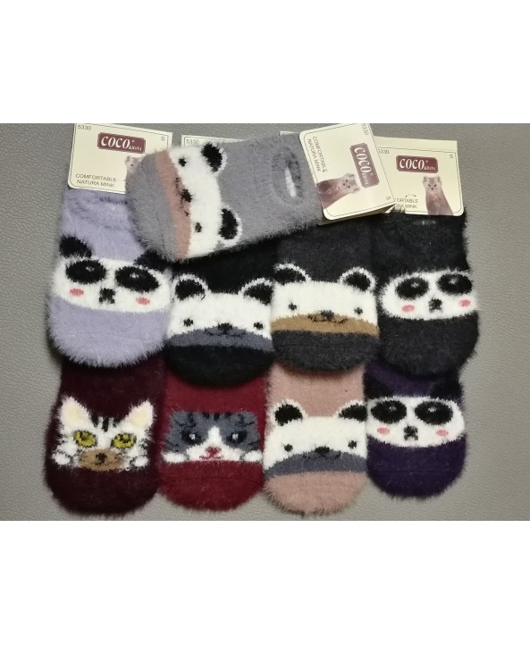 Детски вълнени терлици от норка Coco 22-26 5330-S Детски вълнени терлици от норка Coco 22-26 5330-S